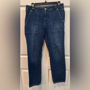 Michael Kors Izzy Straight Leg Large Pocket Women's Jeans Size 6
